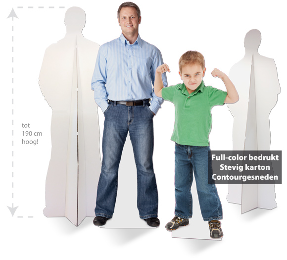 lifesizers - een levensgrote lifesize print op karton